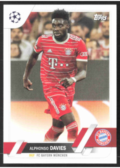 Alphonso Davies, Card, 2022-23 Topps UEFA Club Competitions, BASE