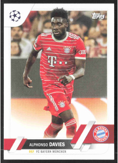 Alphonso Davies, Kartička, 2022-23 Topps UEFA Club Competitions, BASE