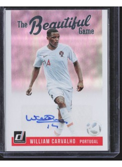 William Carvalho, Kartička, 2018-19 Panini Donruss Soccer, AUTOGRAPH