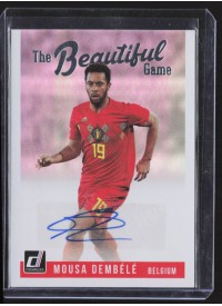 Mousa Dembele, Kartička, 2018-19 Panini Donruss Soccer, AUTOGRAPH