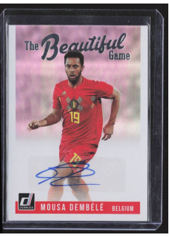 Mousa Dembele, Kartička, 2018-19 Panini Donruss Soccer, AUTOGRAPH