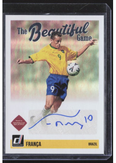 Franca, Kartička, Panini Donruss Soccer Road to Qatar 2021-2022, AUTOGRAPH