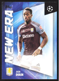 Jhon Durán, Kartička, Topps UEFA Club Competitions 2024-25, INSERT