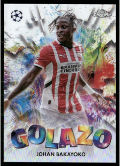 Johan Bakayoko, Kartička, Topps Chrome UEFA Club Competitions 2024-2025