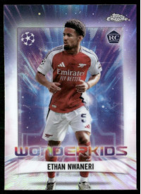 Ethan Nwaneri, Kartička, Topps Chrome UEFA Club Competitions 2024-2025