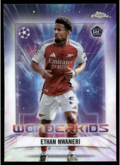 Ethan Nwaneri, Kartička, Topps Chrome UEFA Club Competitions 2024-2025