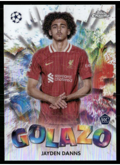 Jayden Danns, Kartička, Topps Chrome UEFA Club Competitions 2024-2025