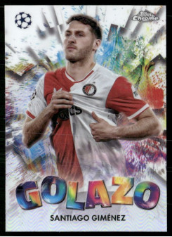 Santiago Giménez, Kartička, Topps Chrome UEFA Club Competitions 2024-2025