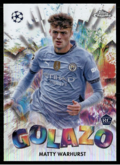 Matty Warhurst, Kartička, Topps Chrome UEFA Club Competitions 2024-2025