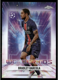 Bradley Barcola, Kartička, Topps Chrome UEFA Club Competitions 2024-2025