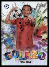 Leroy Sané, Kartička, Topps Chrome UEFA Club Competitions 2024-2025