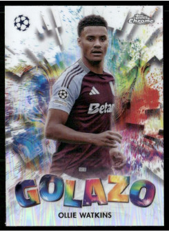 Ollie Watkins, Kartička, Topps Chrome UEFA Club Competitions 2024-2025