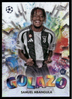 Samuel Mbangula, Kartička, Topps Chrome UEFA Club Competitions 2024-2025