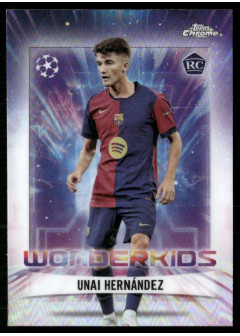 Unai Hernández, Card, Topps Chrome UEFA Club Competitions 2024-2025