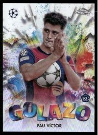 Pau Víctor, Kartička, Topps Chrome UEFA Club Competitions 2024-2025