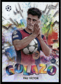 Pau Víctor, Kartička, Topps Chrome UEFA Club Competitions 2024-2025