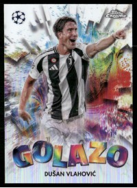Dušan Vlahović, Kartička, Topps Chrome UEFA Club Competitions 2024-2025