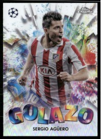Sergio Agüero, Kartička, Topps Chrome UEFA Club Competitions 2024-2025