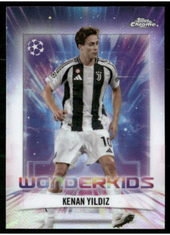 Kenan Yildiz, Kartička, Topps Chrome UEFA Club Competitions 2024-2025