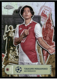 Takumi Minamino, Kartička, Topps Chrome UEFA Club Competitions 2024-2025