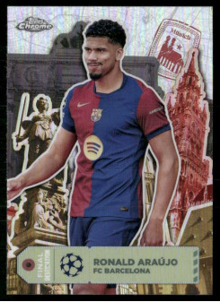 Ronald Araújo, Kartička, Topps Chrome UEFA Club Competitions 2024-2025