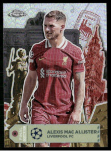 Alexis Mac Allister, Kartička, Topps Chrome UEFA Club Competitions 2024-2025