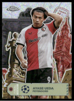 Ayase Ueda, Kartička, Topps Chrome UEFA Club Competitions 2024-2025