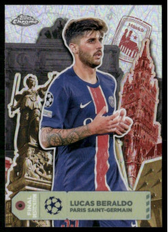 Lucas Beraldo, Kartička, Topps Chrome UEFA Club Competitions 2024-2025