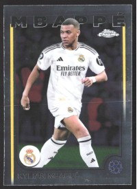 Kylian Mbappé, Kartička, Topps Chrome UEFA Club Competitions 2024-2025, BASE