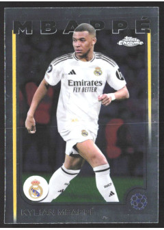 Kylian Mbappé, Kartička, Topps Chrome UEFA Club Competitions 2024-2025, BASE