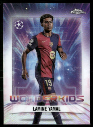 Lamine Yamal, Card, Topps Chrome UEFA Club Competitions 2024-2025