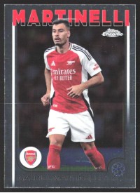 Gabriel Martinelli, Kartička, Topps Chrome UEFA Club Competitions 2024-2025, BASE
