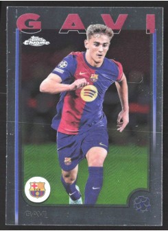 Gavi, Kartička, Topps Chrome UEFA Club Competitions 2024-2025, BASE