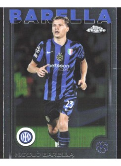 Nicolò Barella, Kartička, Topps Chrome UEFA Club Competitions 2024-2025, BASE
