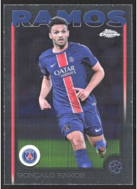 Gonçalo Ramos, Kartička, Topps Chrome UEFA Club Competitions 2024-2025, BASE Gonçalo Ramos, Kartička, Topps Chrome UEFA Club Competitions 2024-2025, BASE