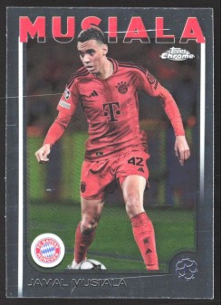 Jamal Musiala, Kartička, Topps Chrome UEFA Club Competitions 2024-2025, BASE