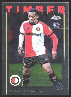 Quinten Timber, Kartička, Topps Chrome UEFA Club Competitions 2024-2025, BASE
