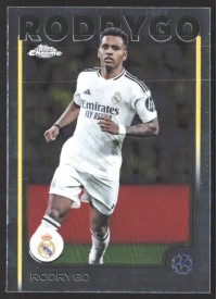 Rodrygo, Kartička, Topps Chrome UEFA Club Competitions 2024-2025, BASE Rodrygo, Kartička, Topps Chrome UEFA Club Competitions 2024-2025, BASE