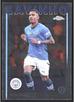Savinho, Kartička, Topps Chrome UEFA Club Competitions 2024-2025, BASE