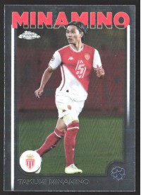 Takumi Minamino, Kartička, Topps Chrome UEFA Club Competitions 2024-2025, BASE