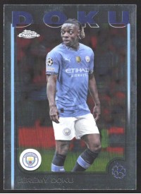 Jérémy Doku, Kartička, Topps Chrome UEFA Club Competitions 2024-2025, BASE