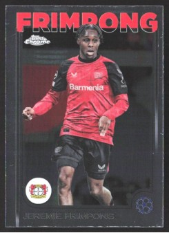Jeremie Frimpong, Kartička, Topps Chrome UEFA Club Competitions 2024-2025, BASE