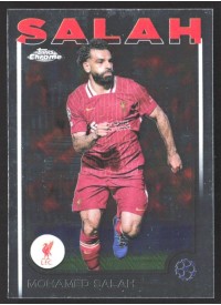 Mohamed Salah, Kartička, Topps Chrome UEFA Club Competitions 2024-2025, BASE Mohamed Salah, Kartička, Topps Chrome UEFA Club Competitions 2024-2025, BASE