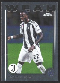 Timothy Weah, Kartička, Topps Chrome UEFA Club Competitions 2024-2025, BASE Timothy Weah, Kartička, Topps Chrome UEFA Club Competitions 2024-2025, BASE