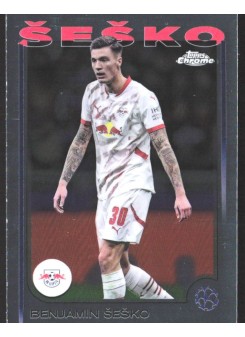 Benjamin Šeško, Kartička, Topps Chrome UEFA Club Competitions 2024-2025, BASE