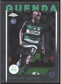 Geovany Quenda, Kartička, Topps Chrome UEFA Club Competitions 2024-2025, BASE