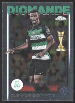 Ousmane Diomande, Kartička, Topps Chrome UEFA Club Competitions 2024-2025, BASE