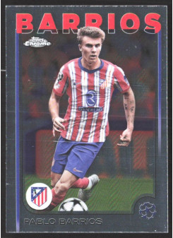 Pablo Barrios, Kartička, Topps Chrome UEFA Club Competitions 2024-2025, BASE