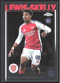 Myles Lewis-Skelly, Kartička, Topps Chrome UEFA Club Competitions 2024-2025, BASE