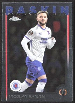 Nicolas Raskin, Kartička, Topps Chrome UEFA Club Competitions 2024-2025, BASE